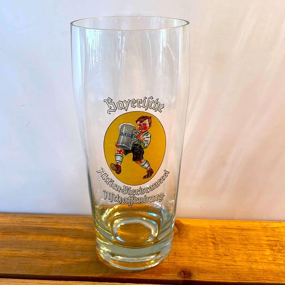 Vintage German Beer Glass